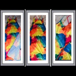 Tie dye Maxi dress
